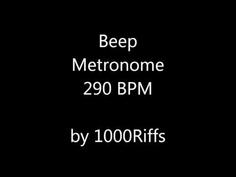 Beep Metronome 290 BPM - Beats Per Minute