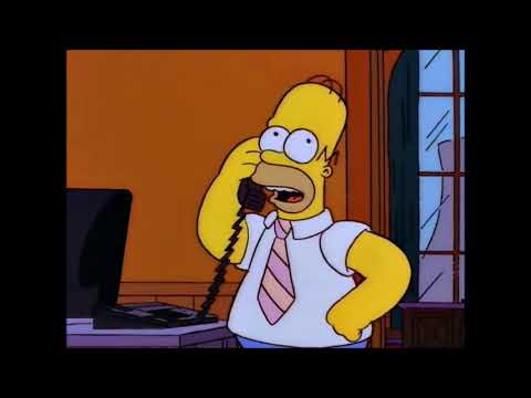 Simpsons - Homer imitiert die Mutter von Mr. Burns