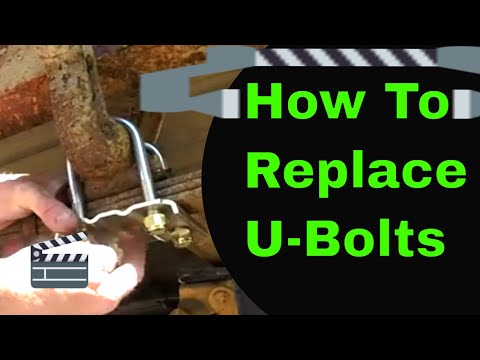 How to replace U-bolts on utility trailer