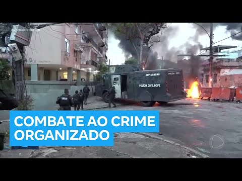 Rio de Janeiro police conduct largest operation against organized crime in 15 years.