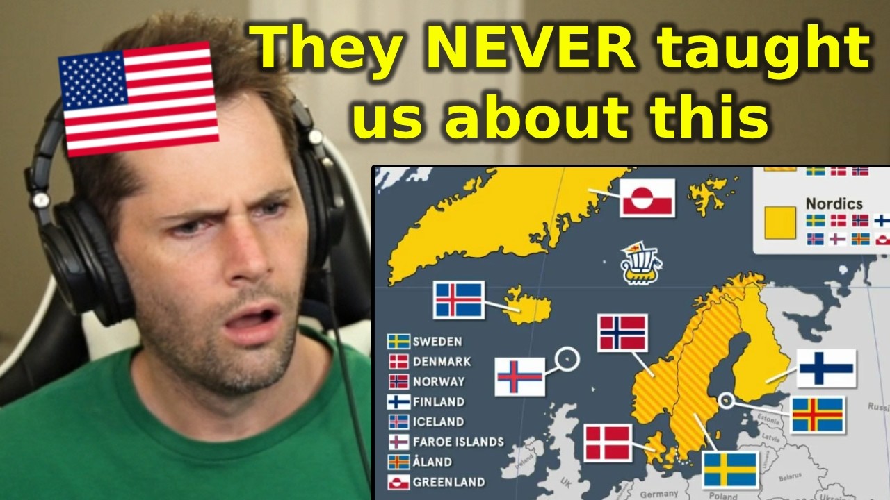 American Reacts to Nordic History Explained