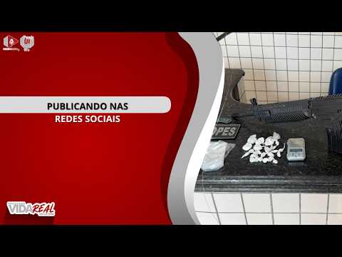 Jovem de 20 anos é preso com simulacro de fuzil e cocaína em São Miguel dos Campos
