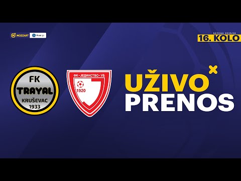 Trayal - Jedinstvo Mozzart Bet Prva liga Srbije 2025/26 16. Kolo
