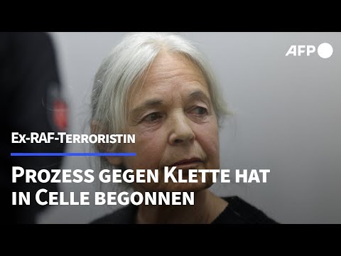 Prozess um Raubüberfälle gegen Ex-RAF-Terroristin Klette begonnen | AFP