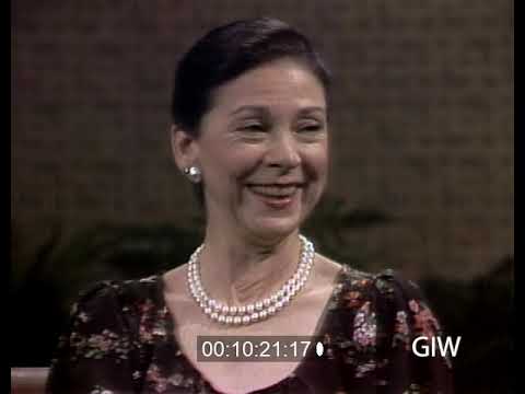 Dame Margot Fonteyn on The Dick Cavett Show
