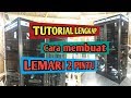 Berikut Lengkap Cara membuat lemari pakaian aluminium pintu, paling dicari!