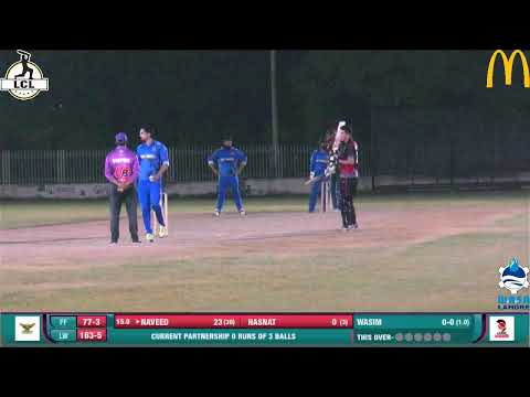 LCL-26 MATCH#25 FLASH FALCONS VS LAHORE WORRIOR