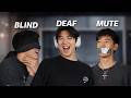 Three Handsome Men Try To Bake Blind Deaf And Mute