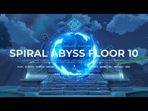 1.2 Spiral Abyss Floor 10 - Full MOBILE Clear 9/9 Stars