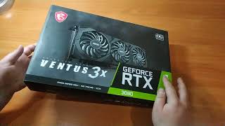 MSI GeForce RTX 3090 VENTUS 3X 24G OC - відео 1