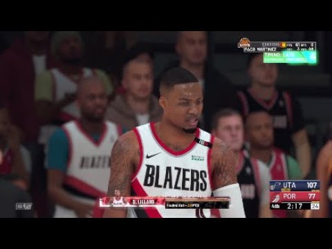 NBA 2K19 My Career Jazz vs Trail Blazers "Thanks for coming!" Ep.55