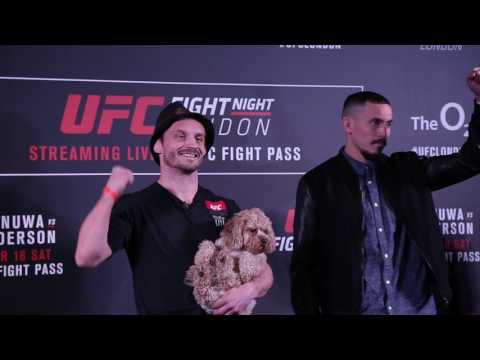 UFC London Media Day Face Offs