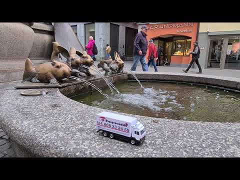 Emperor's fountain in Konstanz Germany. www.123przeprowadzki.pl
