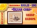 Вышивка крестом: "БЕЛАЯ СОВА" Риолис - 1241 обзор набора 