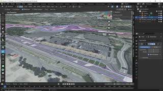 How to make a racetrack in Blender : Part9 (A faster method of making the track mesh)