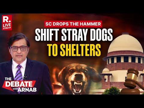 Debate With Arnab LIVE: Supreme Court Cracks The Whip On Stray Dog Menace
