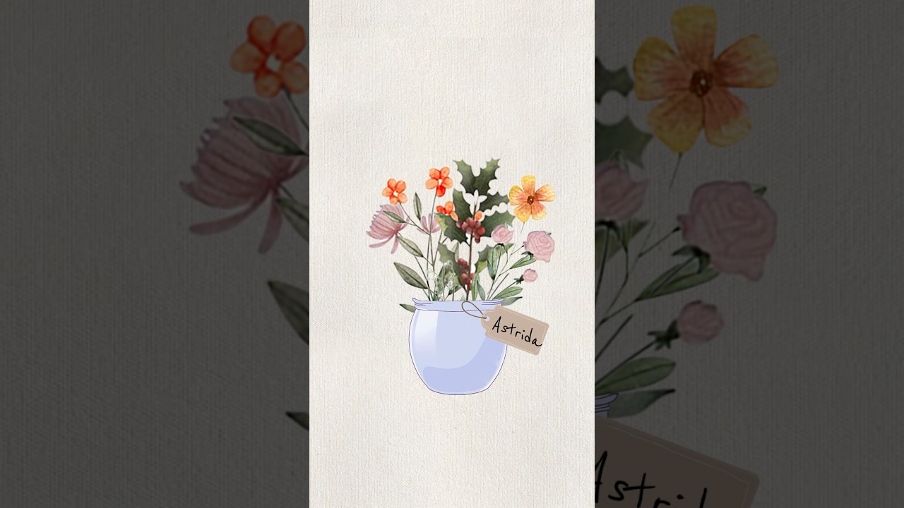 Flower language tiktok trend tutorial | flower language capcut template #shorts