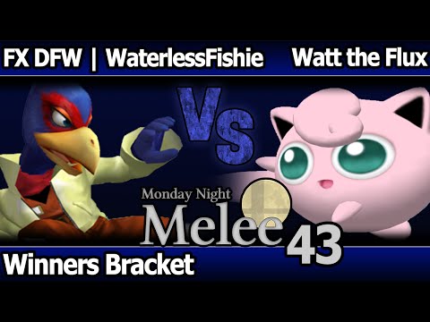 MNM 43 Melee - FX DFW | WaterlessFishie (Fox) vs Watt the Flux (C Falcon) - Winners Bracket