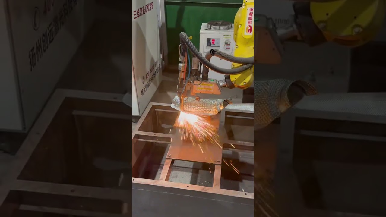 Pressure Vessel Barrel Laser Cutting