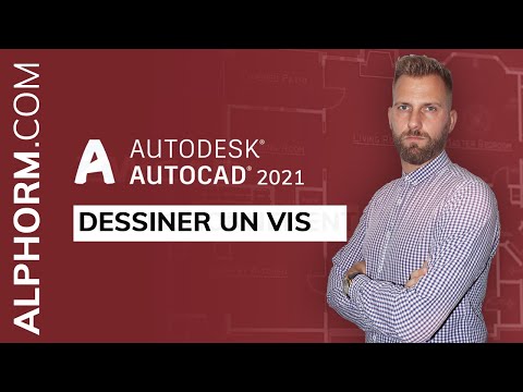 Comment dessiner une vis sous AutoCAD 2021 Video Tuto