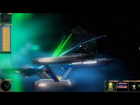 TOS Constitution Class Fleet vs Borg Cube