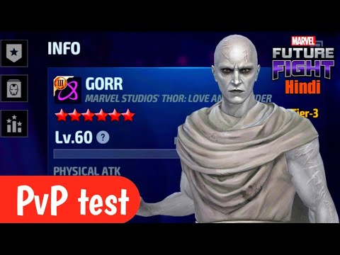 Gorr lv60 timeline battle test | let's see the power of native t3 | marvel future fight