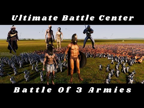 Battle Of 3 Armies: Orcs & Zombies - Spartans & Egyptians - Knights & Mongols - uebs2