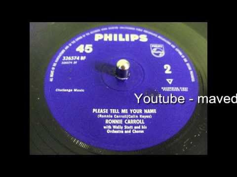 Ronnie Carroll - Please Tell Me Your Name