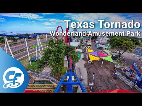 Front row point of view footage of Texas Tornado