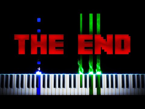 C418 - The End (from Minecraft Volume Beta) - Piano Tutorial