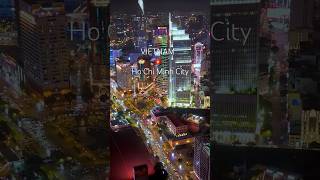 Ho Chi Minh City Night Skyline 🏙️ Vietnam 🇻🇳 #hochiminh #vietnam #shorts