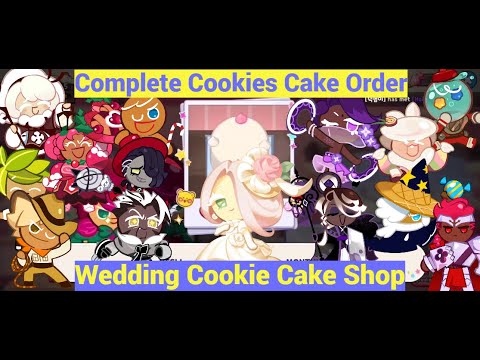 All Cookies Cake Order (How To: Wedding Cookie Cake Shop Event 2025) - Cookie Run Kingdom
