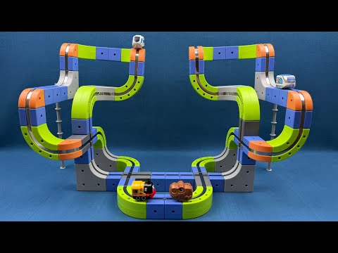 9 Min Satisfying Maglev Anti-Gravity Electric Train Toy ASMR | No Talking Review