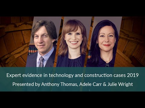 Expert Evidence in Technology and Construction Cases 2019