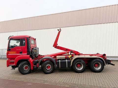 MAN TGS 35.500 8x4 BB, Pritarder, Meiller RK 30.65