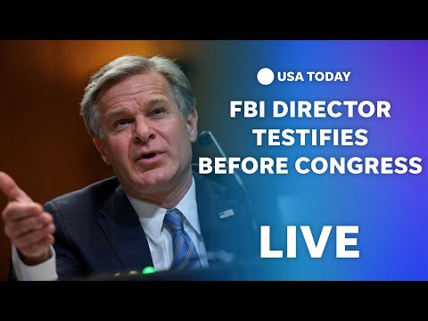 Watch live FBI Director Christopher Wray testifies on Trump shooting investigation