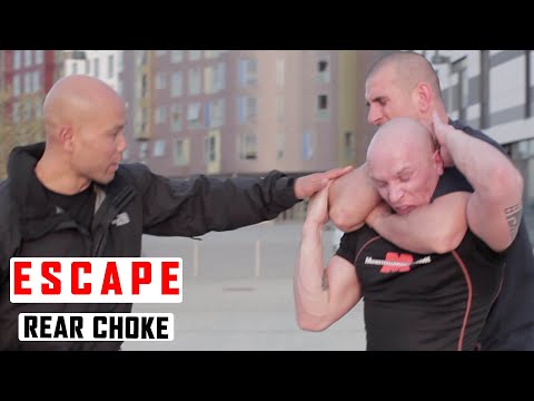 How to Escape a Standing Rear Choke ✅ Lesson 2