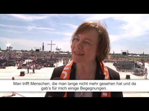 Annette Kurschus nach dem Festgottesdienst in Wittenberg - #dekt17