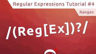 Regular Expressions (RegEx) Tutorial #4 - Ranges