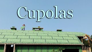 Building the Cupolas on the roof of our Off Grid Gambrel Barn Home Bui