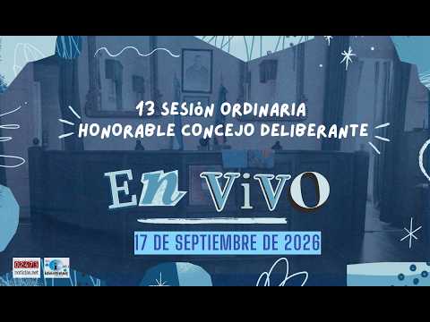 🔴 EN VIVO I 13° SESIÓN ORDINARIA DEL HCD COLÓN (BS AS) 14 DE SEPTIEMBRE DE 2026