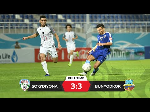 Coca Cola Superliga. 11-tur SO‘G‘DIYONA — BUNYODKOR 3:3