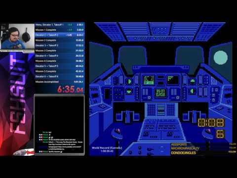 Space Shuttle Project Any % WR - (1:00:17)