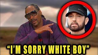 Snoop Dogg Apologizes To Eminem (SQUASHES BEEF)