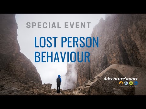 Lost Person Behaviour | BC AdventureSmart Winter Series 2021-22