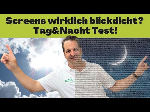 Wie blickdicht sind Tuchbeschattungen (Screens) wirklich? Tag & Nacht Test!