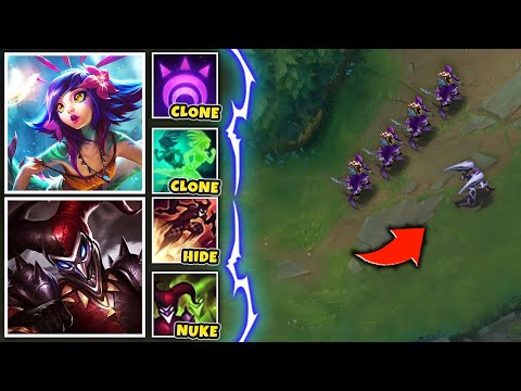 When there's 4 shacos at one time because shaco and neeko are laning bot together (double clones)