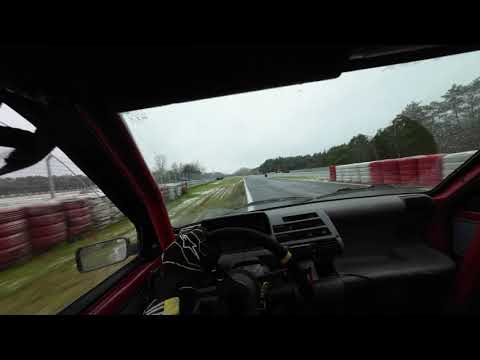 Sebastian Grabias, Fiat Cinquecento - przejazd nr 3 - V SuperOES Tor Poznań - 04.12.2021