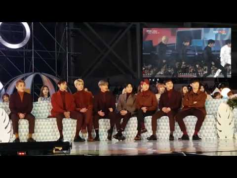 161119 EXO Reaction to SEVENTEEN - Very Nice MMA 2016
