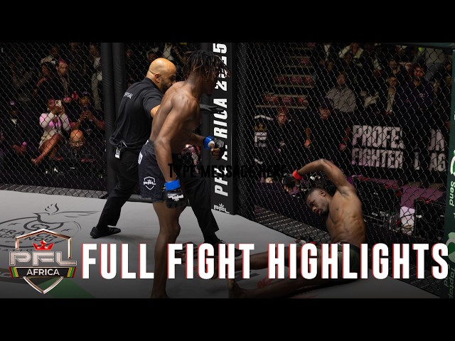 PFL Africa 1 Highlights: Flying Knee & KO Chaos MMAtown blog post image: PFL Africa 1 Highlights: Flying Knee & KO Chaos